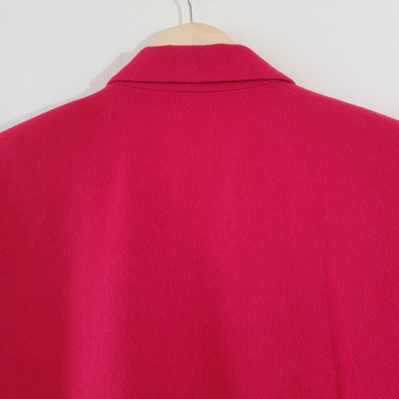 VTG SAG HARBOR 100% Wool Women's Blazer Sz 12 Single Breasted Office Career - Picture 9 of 12